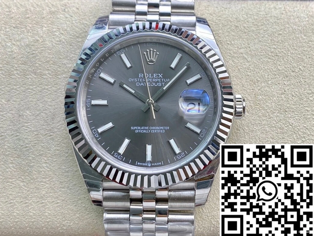 Factory EW Dial Rolex M126334-0014 Datejust Grey 0912